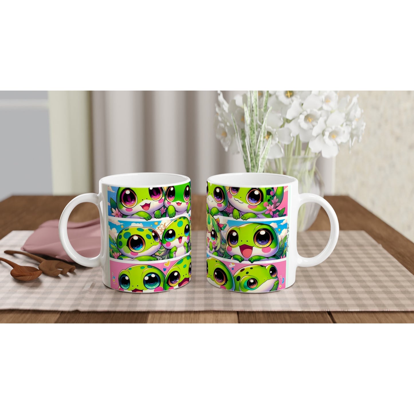 11oz Ceramic Mug Little Frogs